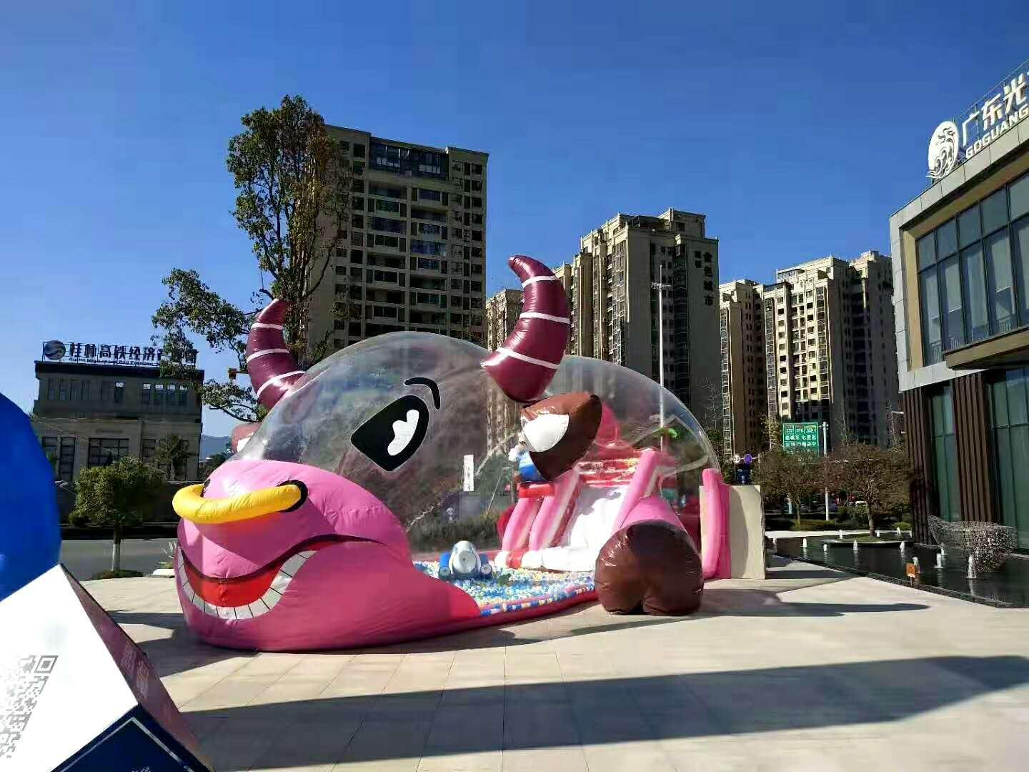 充气海洋球池乐园兔子岛
