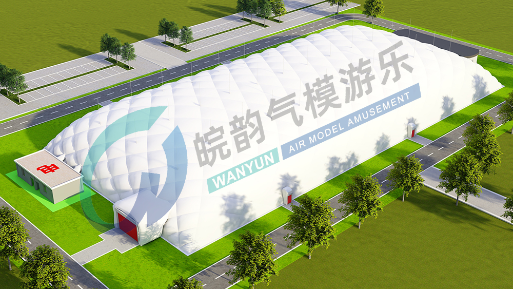 户外大型充气膜建筑室内篮球场网球场游泳池基坑工地