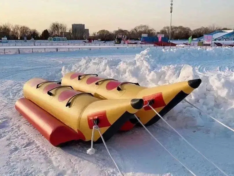 充气雪地玩具拖拽龙舟毛毛虫章鱼