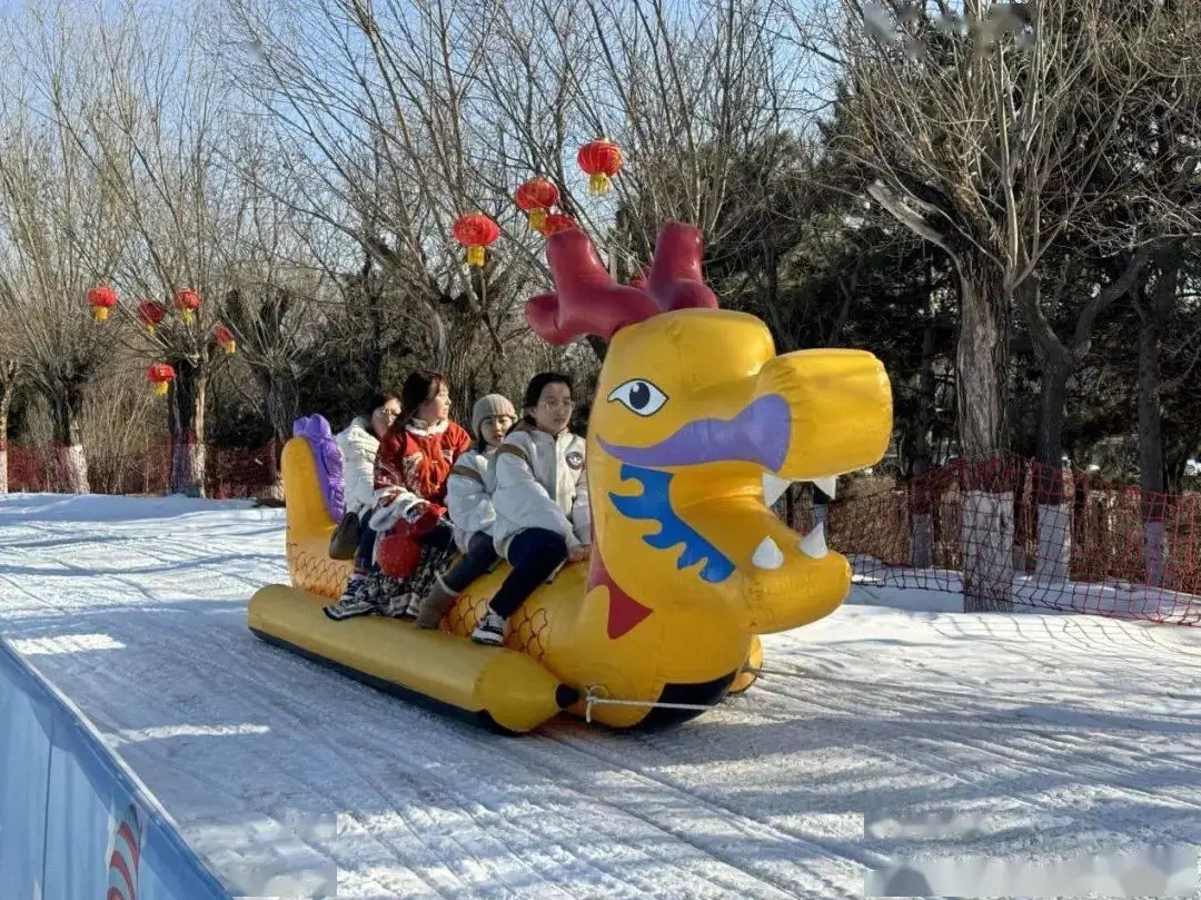 充气雪地玩具拖拽龙舟毛毛虫章鱼